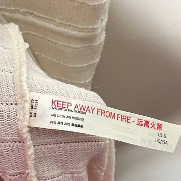 FREE PEOPLE Beach Lafayette Midi Dress Ivory White Sz S $108 {3V16} - Picture 5 of 6